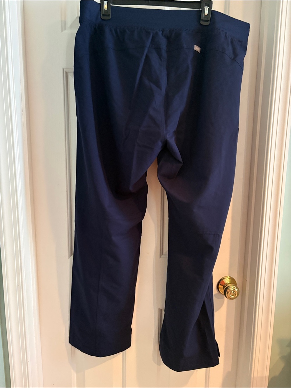 Figs Navy Drawstring Women's Pants - Picture 2 of 6